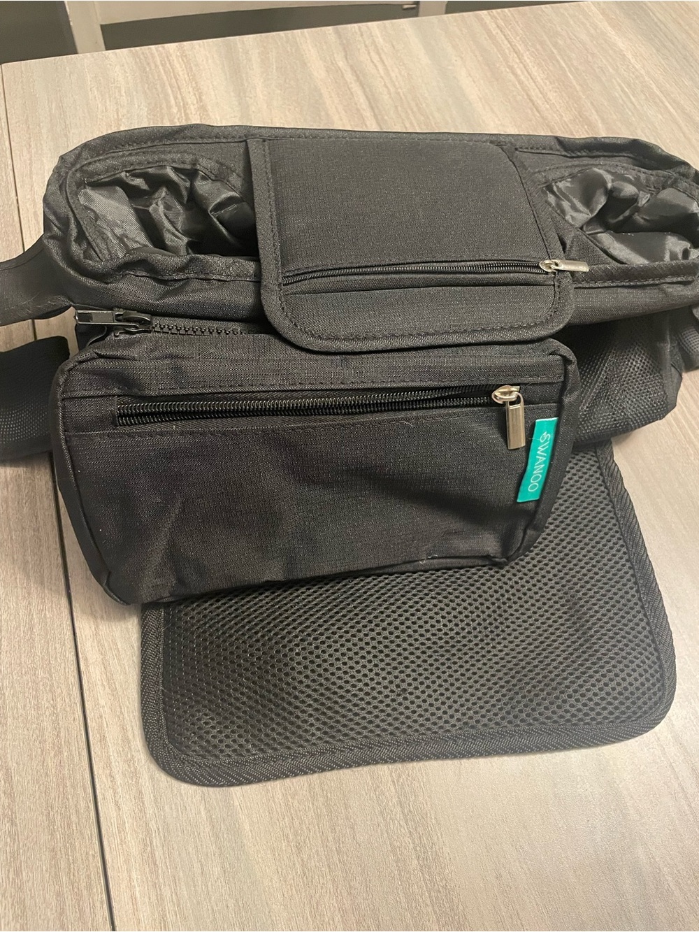 Swanoo Stroller Caddy Organizer – Black | Great Condition